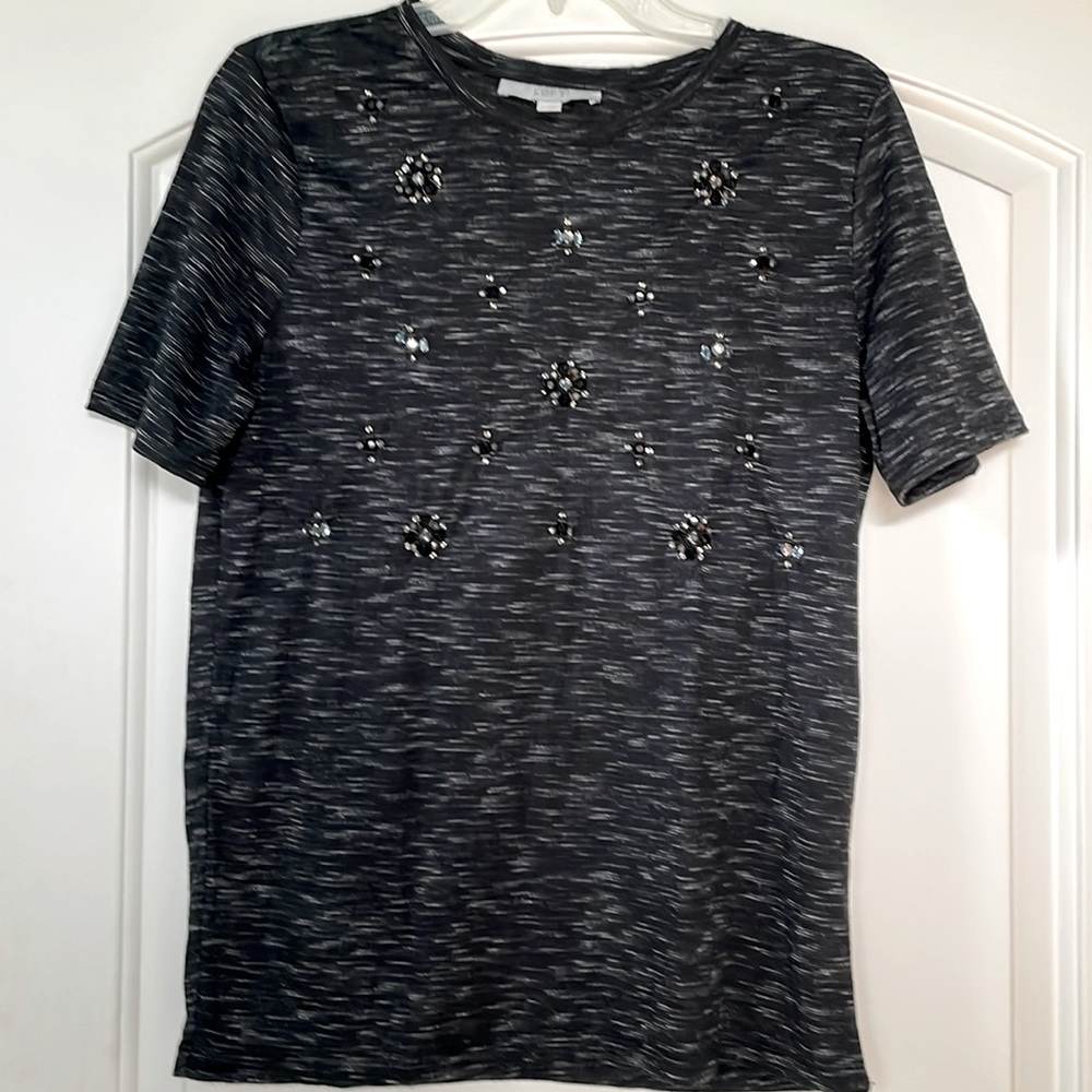 Loft, rhinestone, embellished T-shirt